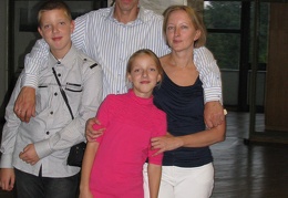 Fotografas Regimantas Žilys su šeima