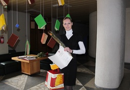 Bibliotekos viešųjų ryšių specialistė Edita Urbonavičienė