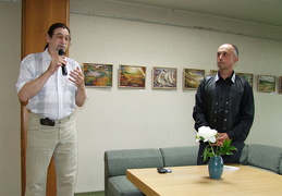 Kompozitorius K. Paulaitis ir poetas J. Gapaniukas