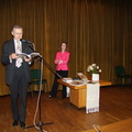 V. Kaminskas ir V. Kochanskytė skaito almanacho ištraukas