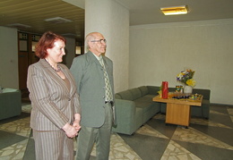 Lukrecija Šidlauskienė su vyru