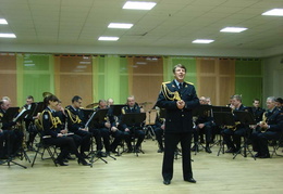 Karinių oro pajėgų orkestro kapelmeisteris kapitonas Ričardas Kukulskis