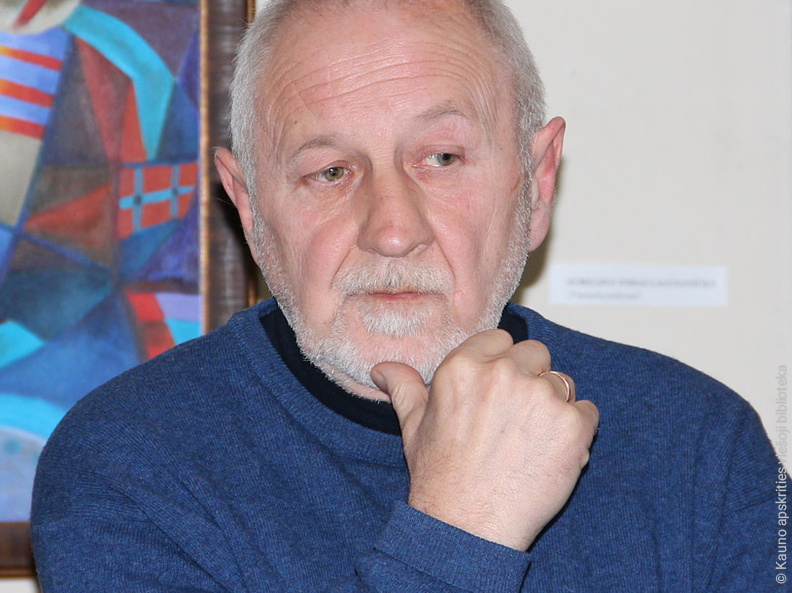 Rašytojas ir vertėjas D. Kajokas