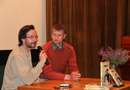 VII forto muziejaus direktorius Vladimiras Orlovas ir IX forto muziejaus istorikas Vytautas Petrikėnas