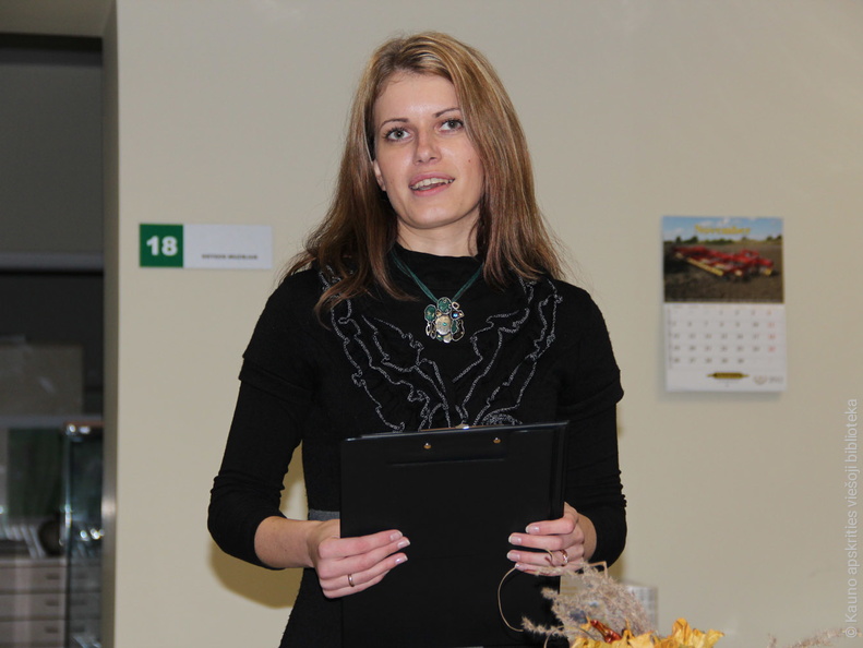 Renginio vedėja KAVB renginių organizatorė Aistė Megelinskienė