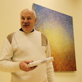 Liudo Gustainio knygas svečiams dovanojo rašytojas Vidmantas Kiaušas-Elmiškis