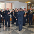 Muzikinę programą atliko Lietuvos kariuomenės Karinių oro pajėgų orkestras