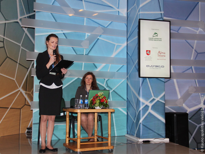Konferenciją moderavo Kristina Bartkienė ir Gina Poškienė, Kauno apskrities viešoji biblioteka