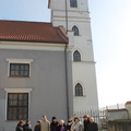 Vokiškų diskusijų klubo nariai prie Kauno evangelikų liuteronų Švč. Trejybės bažnyčios
