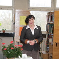 Knygos išleidimo iniciatorė, XXVII knygų megėjų draugijos pirmininkė Dalia Poškienė
