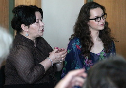 Psichologė Kristina Zelčiūtė bei renginio organizatorė