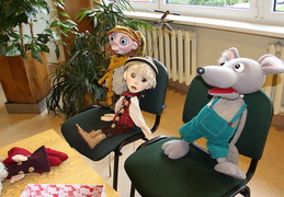 Lėlės taip pat dalyvavo teatro mokymuose