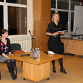 Rašytoja Renata Šerelytė ir doc. dr. Asta Gustaitienė.