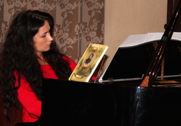 Pianistė Indrė Grušelionytė.