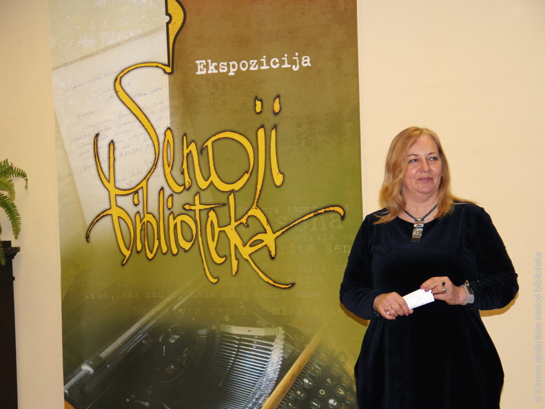 KAVB Kultūros renginių ir leidybos grupės vadovė Rimanta Tamoliūnienė