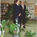 Direktoriai A. Pupienis ir A. Samėnas minint bibliotekos 50-metį. 2000 m.
