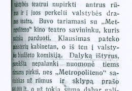 Straipsnis iš "Lietuvos žinių" (1935 m., Nr. 93)