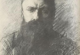 Auguste Rodin (1840-1917). Autoportretas. 1898