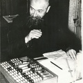 Pirmasis bibliotekos direktorius K. Povilaitis. 1953 m.