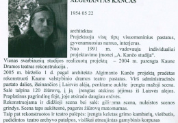 Architektas Algimantas Kančas