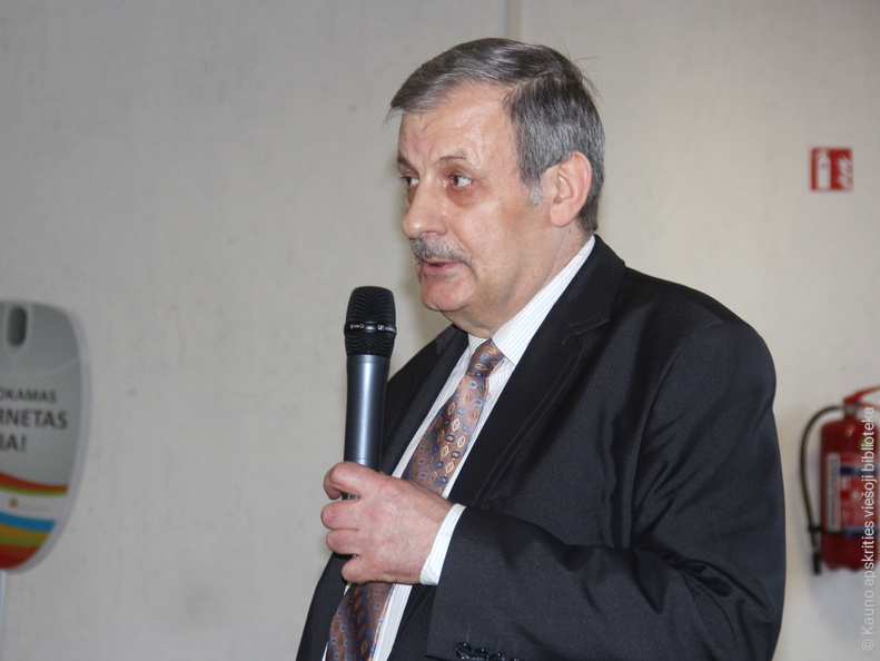 Esperantininkų sąjungos valdybos pirmininkas Povilas Jegorovas