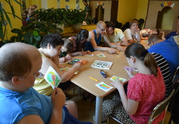 Skaitymai ir kūrybinės dirbtuvės „Gamtos atvirukas“ Kauno neįgaliojo jaunimo užimtumo centre