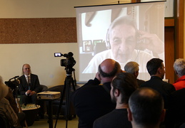 Skype ryšiu su Č. Gedgaudo bendražyge Jūrate Statkute de Rosales