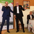 Operos solistas Egidijus Bavikinas ir renginio vedėjas Vilius Kaminskas