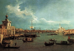 Canaletto. Bacino, žiūrint nuo Giudecca. Apie 1740 m.