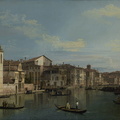 Canaletto. Didysis kanalas nuo Palazzo Flangini. XVIII a.