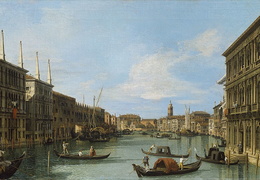 Canaletto. Didysis kanalas nuo Palazzo Vendramin-Calergi. XVIII a.