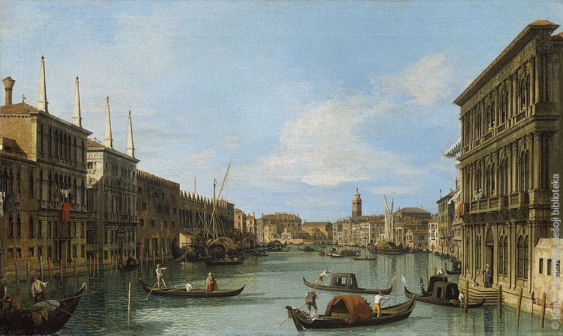 Canaletto. Didysis kanalas nuo Palazzo Vendramin-Calergi. XVIII a..jpg