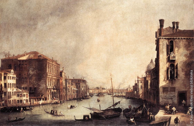 Canaletto. Rio dei Mendicanti arba Elgetų kanalas. Žiūrint iš pietų pusės. Apie 1725 m..jpg