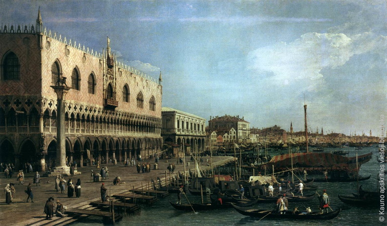 Canaletto. Riva degli Schiavoni prieplauka. Apie 1738 m..jpg