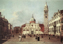 Canaletto. Santa Maria Formosa aikštė. Apie 1735 m.