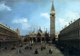 Canaletto. Šv. Morkaus aikštė. Apie 1740 m.
