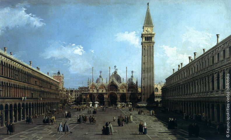 Canaletto. Šv. Morkaus aikštė. Apie 1740 m..jpg