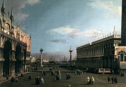 Canaletto. Šv. Morkaus aikštė. Žiūrint iš pietų pusės. Apie 1741 m.