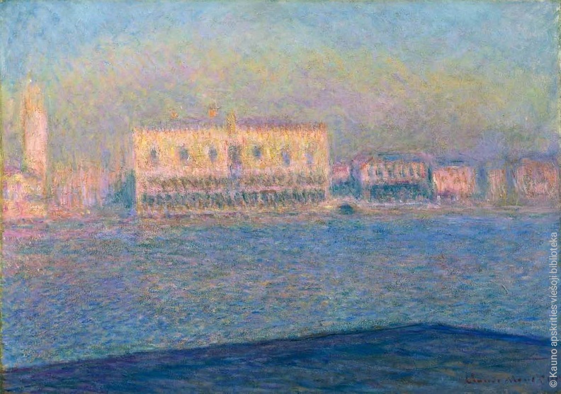 Claude Monet. The Palazzo Ducale Seen from San Giorgio Maggiore. 1908 m..jpg