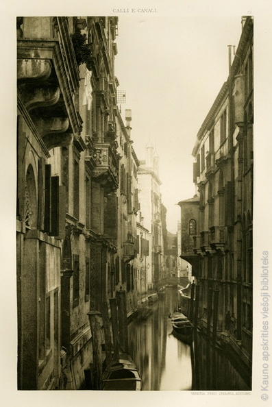 Ferdinand Ongania. Albrizzi kanalas. Fotograviūra. 1891 m..jpg
