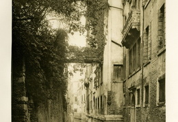 Ferdinand Ongania. Albrizzi rūmai ir kanalas. Fotograviūra. 1891 m.