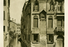 Ferdinand Ongania. Angelų rūmai ir kanalas. Fotograviūra. 1891 m.