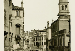 Ferdinand Ongania. Antonino kanalas, Pietos tiltas. Fotograviūra. 1891 m.