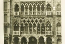 Ferdinand Ongania. Palazzo Ca d'Oro, Didysis kanlas. Fotograviūra. 1891 m.