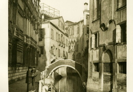 Ferdinand Ongania. Šv. Tomo kanalas ir Palazzo Centani. Fotograviūra. 1891 m.