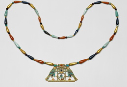 12-osios dinastijos senovės Egipto karaliaus dukros Sithathoryunet vėrinys. Egiptas. 1887–1878 m. pr. Kr.