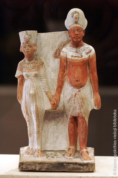 Echnatonas ir Nefertitė. Egiptas. 1345 m. pr. Kr..jpg
