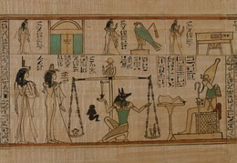 Egipto mirusiųjų knyga. Amuno dainininkei skirta dalis. Apie 1050 m. pr. Kr.
