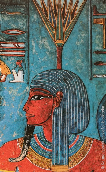 Faraonas su pririšama barzda. Tėbai. XVIII dinastija.jpg