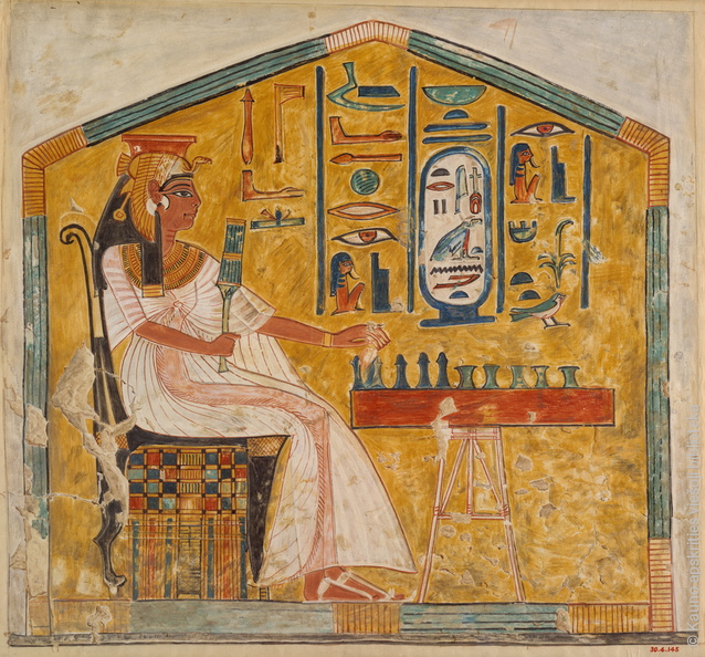 Karalienė Nefertari žaidžia senetą. Egiptas. Apie 1279–1213 m. pr. Kr..jpg